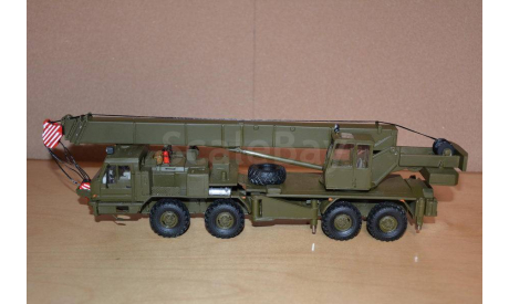 БАЗ-6908 армейский кран КС- 6379 УМ1, масштабные модели бронетехники, scale43