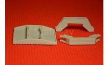 Детали  платформа крановой установки, сборная модель автомобиля, scale43