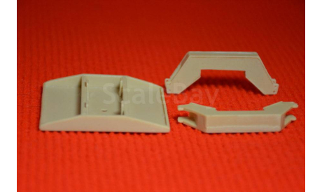 Детали  платформа крановой установки, сборная модель автомобиля, scale43