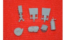 Кит для конверсии  пожарный № 3, сборная модель автомобиля, scale43