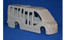 Корпус автобуса Газель СИТИ, сборная модель автомобиля, scale0