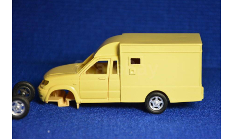 Кит УАЗ ПАТРИОТ инкассация., сборная модель автомобиля, scale43