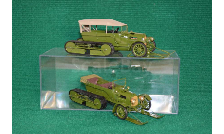 кит РУССО-БАЛТ С24-40 Кегресс 1915 год, шасси №579 тентованный, сборная модель автомобиля, 1:43, 1/43