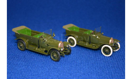 Руссо-Балт С 24-40 торпедо 1913 г. (ацетилен. фары), масштабная модель, Руссо Балт, scale43