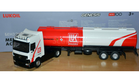 MERCEDES-BENZ Actros бензовоз LUKOIL, масштабная модель, scale43