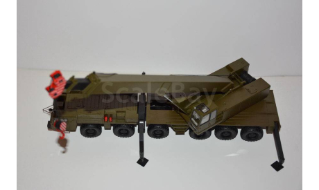 Кит  КС-7571 кран стреловой для монтажа вышки 40В6МД, сборные модели бронетехники, танков, бтт, scale43, Москвич