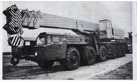Кит  КС-7571 кран стреловой для монтажа вышки 40В6МД, сборные модели бронетехники, танков, бтт, scale43, Москвич