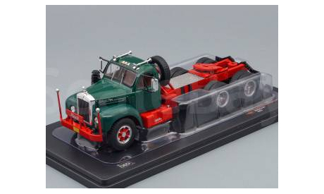 MACK B61 Tractor Truck 3-Assi 1953, green  red, масштабная модель, IXO грузовики (серии TRU), scale43