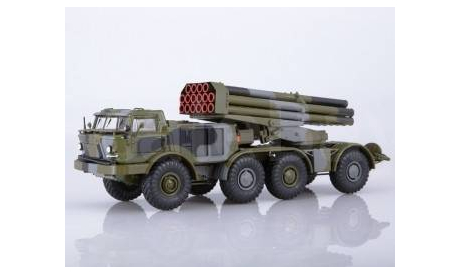 ЗИЛ-135ЛМ 9П140 РСЗО 9К57 Ураган, масштабная модель, scale43, МАЗ