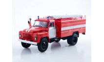 ГАЗ-53 ,АЦ-30 (53) 106Г, красный / белый, масштабная модель, АВТОИСТОРИЯ, scale43