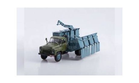 ГАЗ-53 М-30 (53), хаки / серый, масштабная модель, Автоистория (АИСТ), scale43