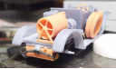 Кит Руссо-Балт  Шуккерта генераторный, сборная модель автомобиля, scale43, Руссо Балт