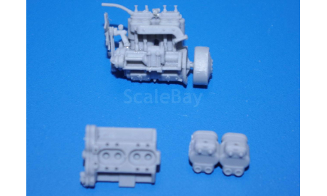 Кит двигатель Руссо-Балт, сборная модель автомобиля, Руссо Балт, scale43