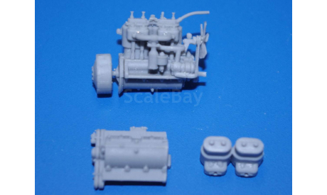 Кит двигатель Руссо-Балт, сборная модель автомобиля, Руссо Балт, scale43