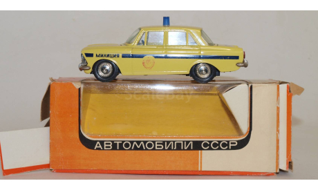 Москвич 408 -милиция СССР, масштабная модель, scale43