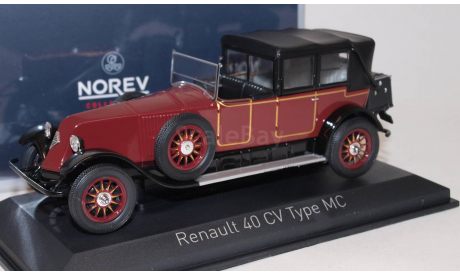 RENAULT 40 CV MC президента Франции Gaston Doumergue 1924 Maroon, масштабная модель, scale43