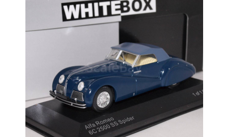 ALFA ROMEO 6C 2500 SS Spider (1939), dark blue, масштабная модель, scale43