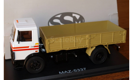 МАЗ 5337 бортовой Автоэкспорт, масштабная модель, Start Scale Models (SSM), scale43