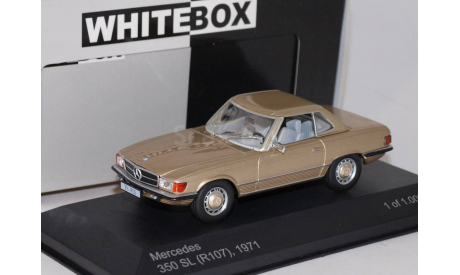 MERCEDES-BENZ 350 SL R107 (1971), metallic beige, масштабная модель, scale43, Plymouth