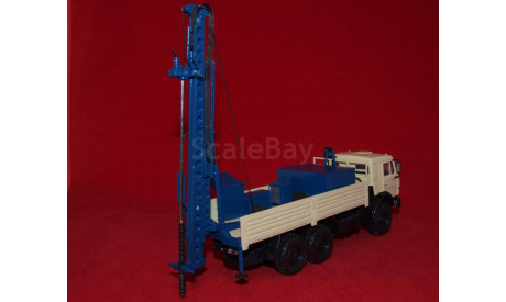 кит Буровая установка УГБ  на шасси КАМАЗ, сборная модель автомобиля, scale43