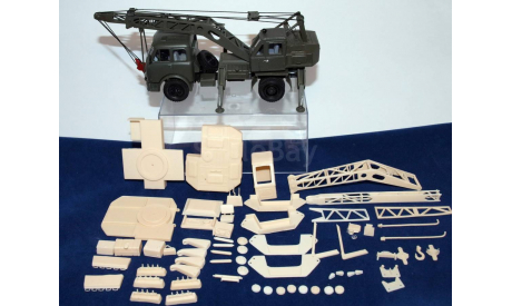 кит крана К-67 на шасси МАЗ, запчасти для масштабных моделей, NEVALGA, 1:43, 1/43
