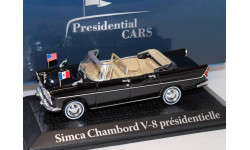 SIMCA Chambord V-8 présidentielle Visite des Kennedy Charles de Gaulle 1961