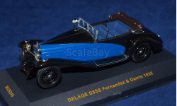 DELAGE D8SS Fernandez Darrin (1932), blue / black