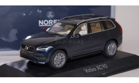 VOLVO XC90 (кроссовер 4х4) 2015 Magic Blue, масштабная модель, scale43