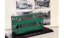 трамвай 6th Generation (HKT) Hong Kong Tram 1986 Green, железнодорожная модель, scale87