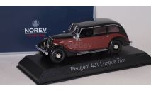 PEUGEOT 401 Longue Taxi 1935 Dark Red/Black, масштабная модель, Renault, scale43