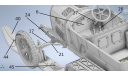 кит РУССО-БАЛТ С24-40 Кегресс 1915 год, шасси №579, сборная модель автомобиля, Руссо Балт, scale43