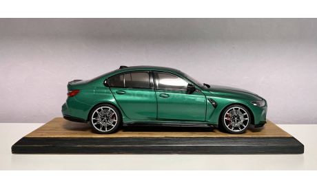BMW M3 G80 Competition Minichamps 1:18 Green, масштабная модель, scale18