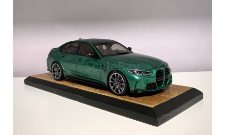 BMW M3 G80 Competition Minichamps 1:18 Green, масштабная модель, scale18