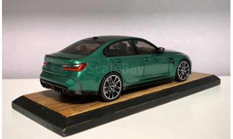 BMW M3 G80 Competition Minichamps 1:18 Green, масштабная модель, scale18