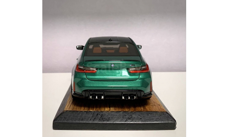 BMW M3 G80 Competition Minichamps 1:18 Green, масштабная модель, scale18
