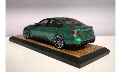 BMW M3 G80 Competition Minichamps 1:18 Green, масштабная модель, scale18
