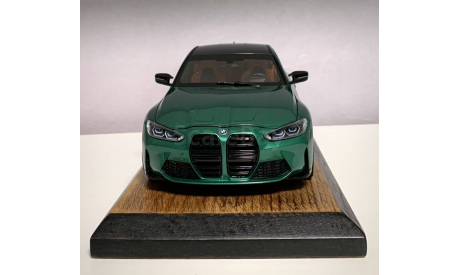 BMW M3 G80 Competition Minichamps 1:18 Green, масштабная модель, scale18