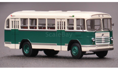 Комплект Масштабная модель 158В бело-зелёный + Масштабная модель 158В красно-белый, масштабная модель, ЛиАЗ, Classicbus, 1:43, 1/43