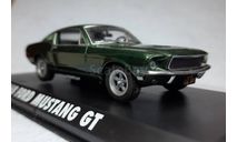 Ford Mustang GT 1968, масштабная модель, Greenlight, scale43