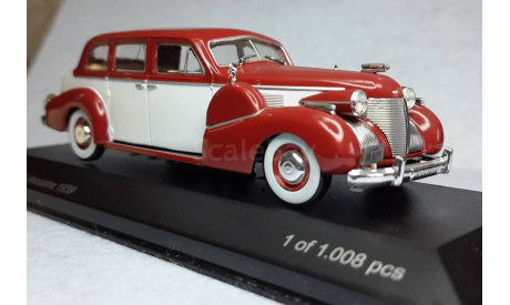 Cadillac V8 Limousine 1939, масштабная модель, White Box, scale43
