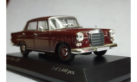 Mercedes-Benz 200 1965, масштабная модель, Minichamps, scale43