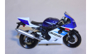 Suzuki GSX-R750, 1:18, Bburago, масштабная модель мотоцикла, 1/18