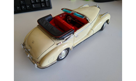 Mercedes-Benz 300S 1955 1:18, Welly, масштабная модель, scale18
