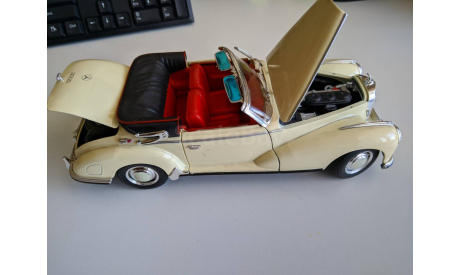 Mercedes-Benz 300S 1955 1:18, Welly, масштабная модель, scale18