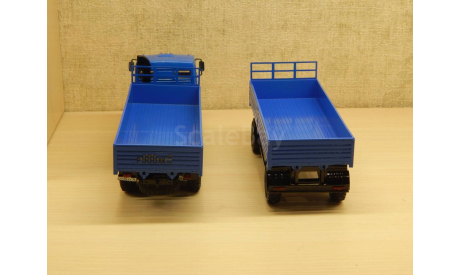 Камаз 43118 с прицепом Нефаз 8332-01-16, масштабная модель, scale43