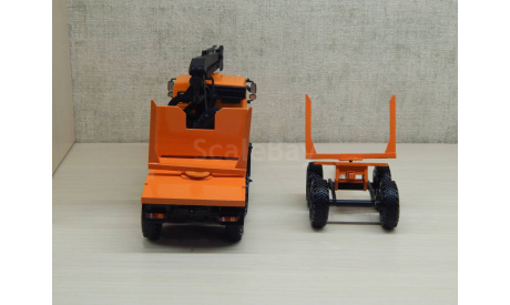 Камаз 43118 Лесовоз с КМУ, масштабная модель, scale43