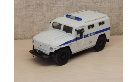 Газ 2330 Тигр Милиция, масштабная модель, scale43