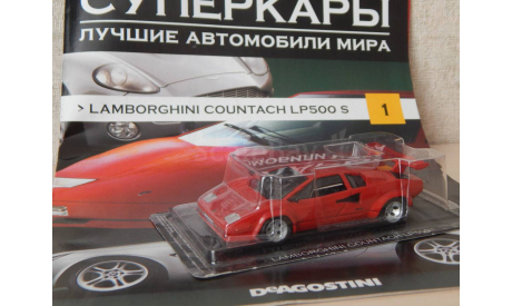 Lamborghini Countach, масштабная модель, Суперкары. Лучшие автомобили мира, журнал от DeAgostini, scale43