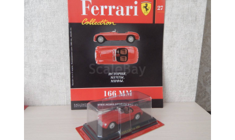 Ferrari 166 MM, журнальная серия Ferrari Collection (GeFabbri), scale43