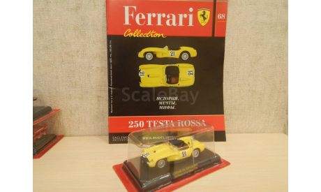Ferrari 250 TESTA ROSSA 1958, журнальная серия Ferrari Collection (GeFabbri), scale43